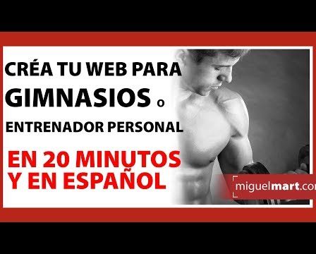 Cómo diseñar una página web para un gimnasio o entrenador personal