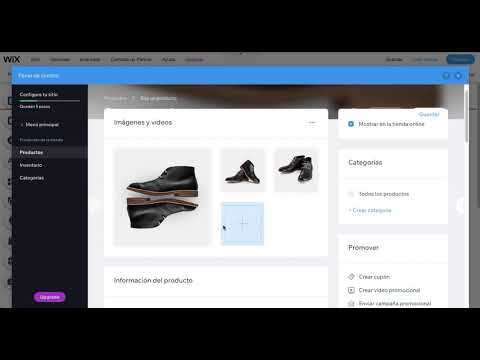 Cómo crear una página web con Wix Stores