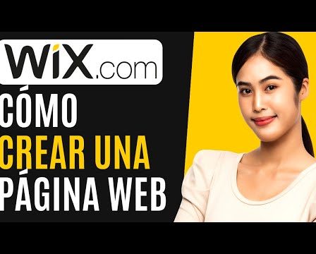 Cómo crear una página web con Wix